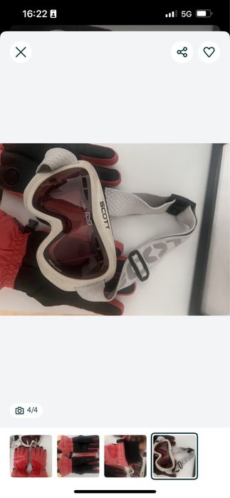 Lot/ Manusi si ochelari ski- mar M