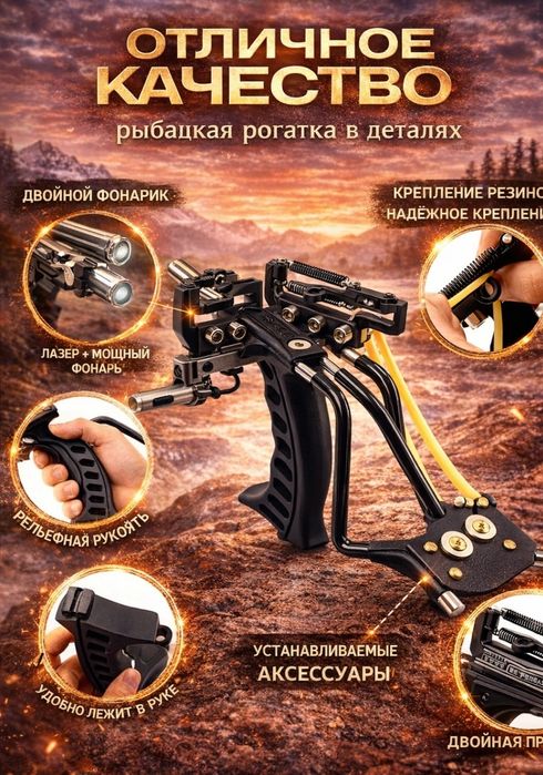 Рогатка рибаловная и для спорт развлечения