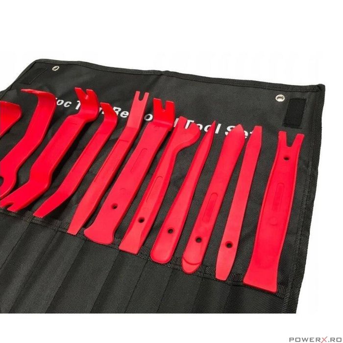 Set extractoare auto pentru tapiterie, benzi auto 11 elemente Verke