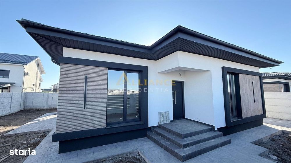 Casa Individuala pe Parter - 4 camere + teren 370 mp