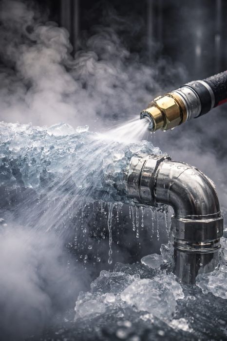 Отогрев воды и конализаций