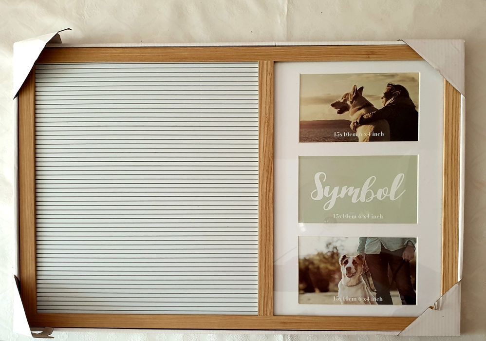 Rama foto cu litere pentru text