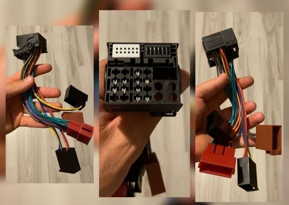 Mufa Conector Adaptor Cablu AUDI RNS-E Quadlock RNS E Audi 40 Pini