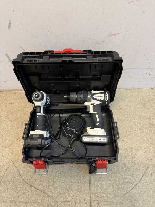 Бормашина & Винтоверт безчеткови CDB04W&HID01W 2x2AhCase/Прахосмукачка