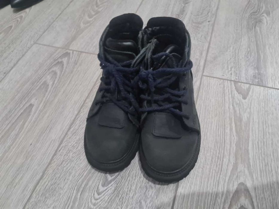 Детские ботинки кожаные