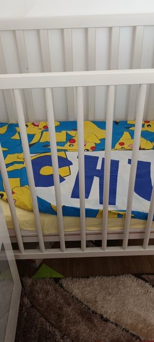 Детско дървено креватче 120 на 60 см.