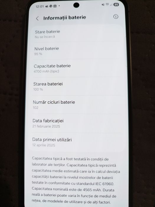 Vând telefon Samsung Galaxy S 24 FE