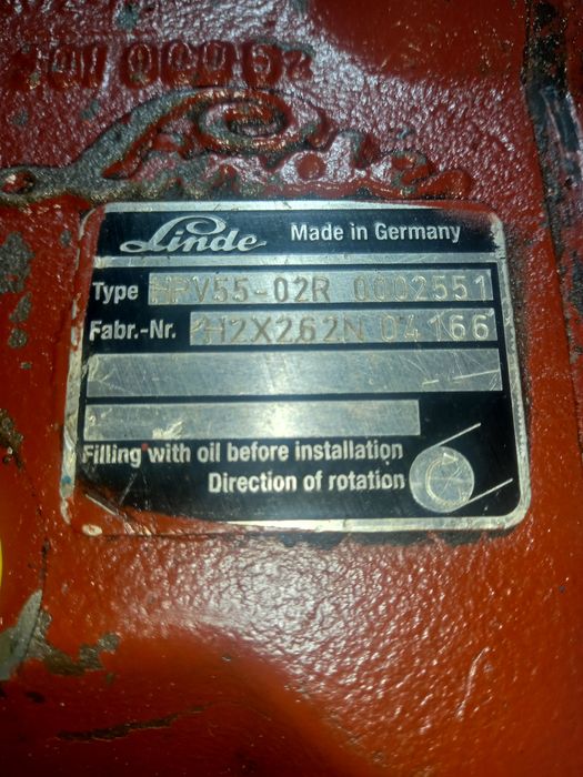 2 pompa hidraulica Linde de marș stivuitor dezmembrat pompa Bosch