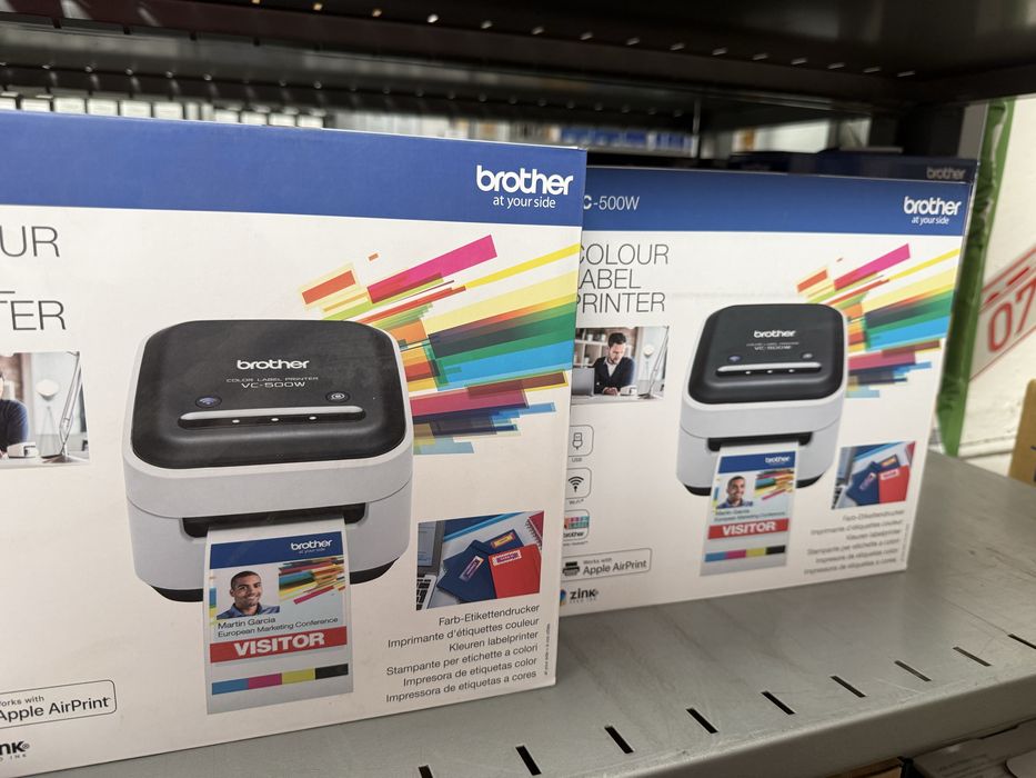 Brother VC-500W Full Color WiFi Label Printer Nou 775 Lei