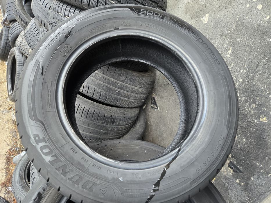 4бр. 205 60 15 Dunlop летни.