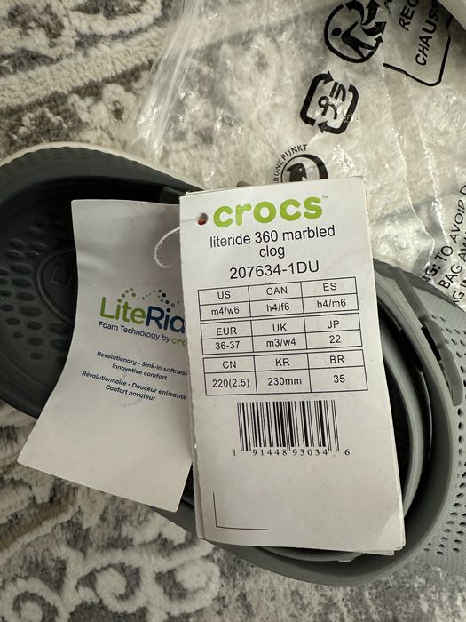 Оригинал Crocs Literide размер 36-37 сабо