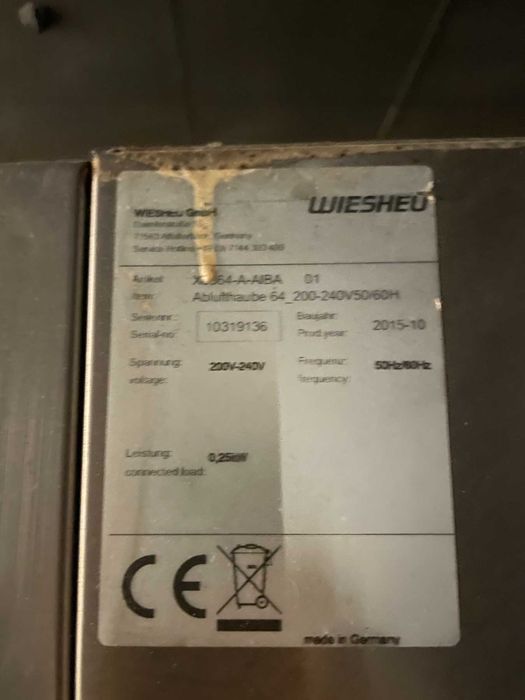Професионален конвектомат Wiesheu Dibas 64 – пекарна, фурна за хляб, Германия