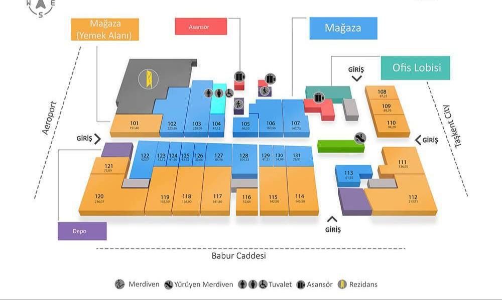 ЖК Piramit Tower Продается коммерческое помещение 100м2 Ул Бабура