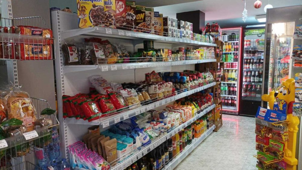 Стелажи за магазин с вкл. завършващи колони, етикетници и ограничители