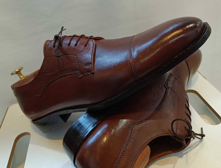Pantofi derby 43 44 de lux lucrati manual La Maison Du Chausseur NOI