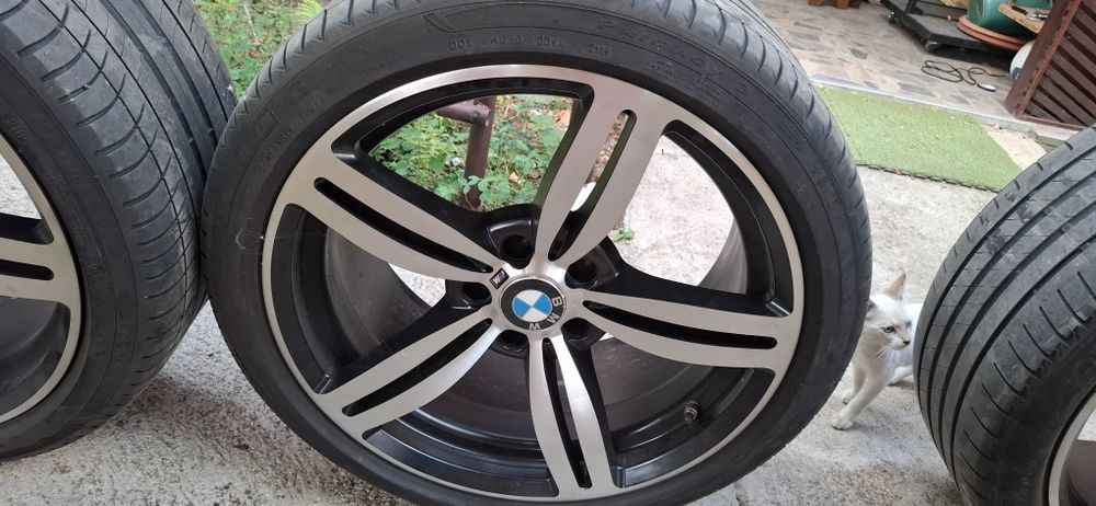Jante BMW 19 in doua latimi M Style 167 8.5J+9.5J ET20 cu anvelope RunFlat 245/40 + 275/35