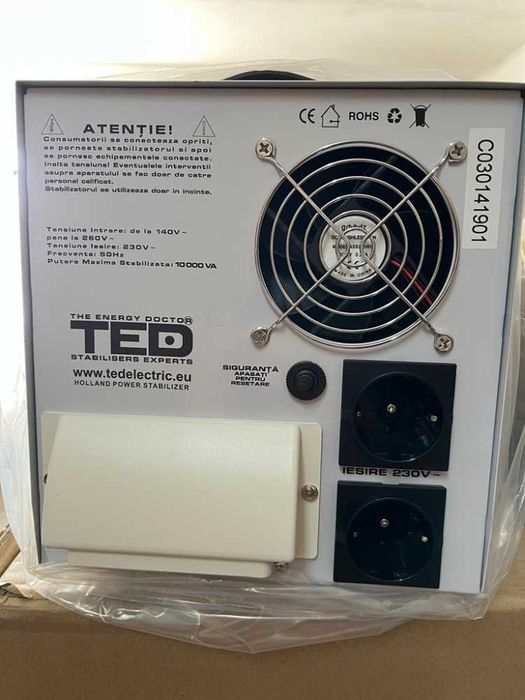 Model TED RT 10K  stabilizator electric