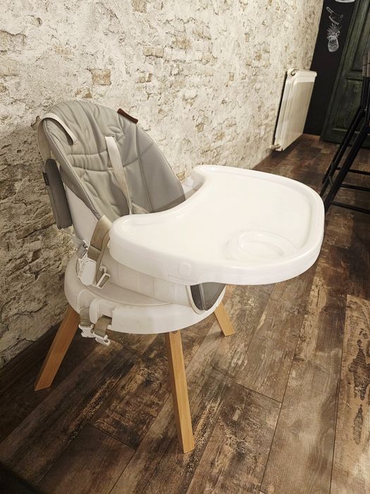 Scaun de masă Chipolino Rotto 3-în-1 Platinum