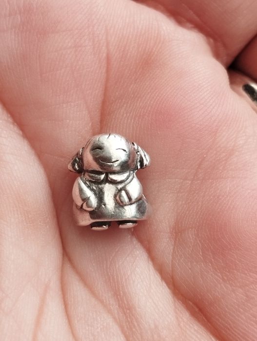Charm din argint Pandora original fetiță veselă