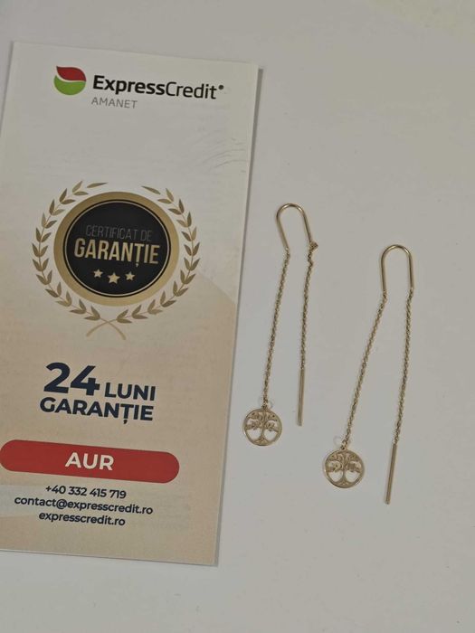 Cercei Aur 14k 1.58g ( ag 32 b 27966 )