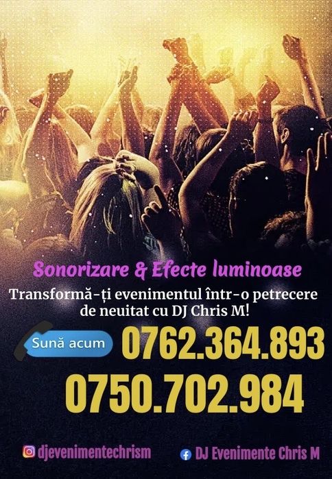 DJ Nuntă,Cununie,Botez,Majorat,Banchet
