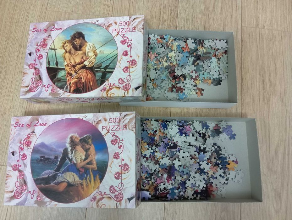 2 cutii Puzzle 500 de piese  sea of love
