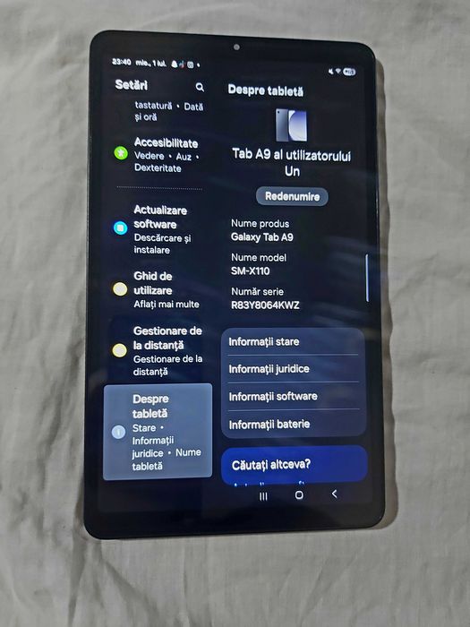 Tableta samsung A9