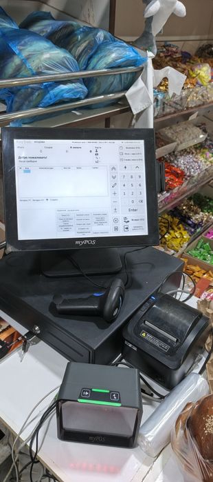 Mana bilok, chek prentir, tarozi, 2d skaner holati ideal