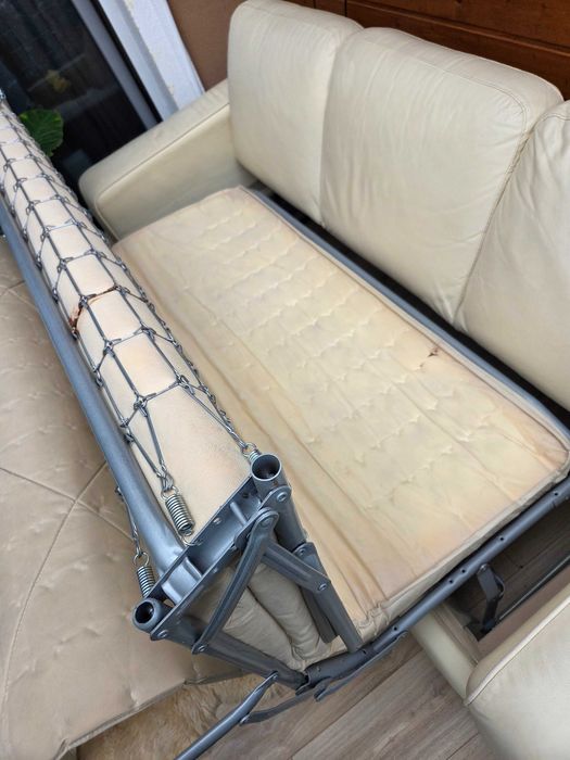 POLO Canapea extensibilă, 3 locuri, piele (Mobexpert)