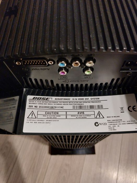 Vand Subwoofer Bose Acoustimass 10