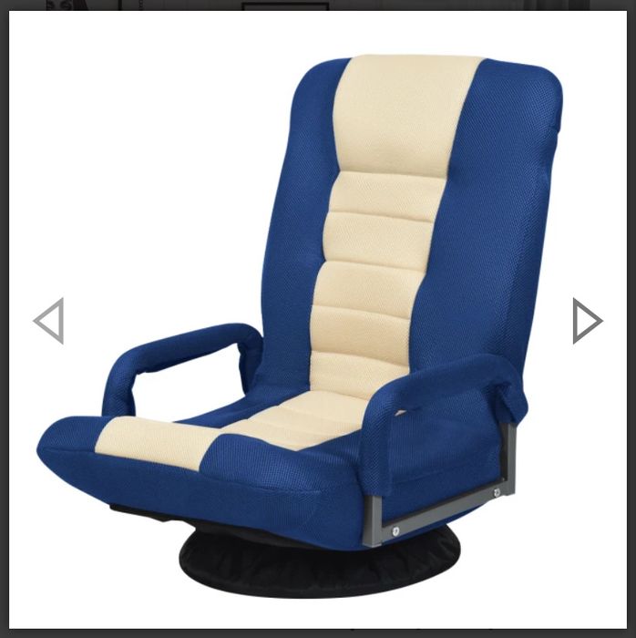 Въртящ се подов геймърски стол COSTWAY