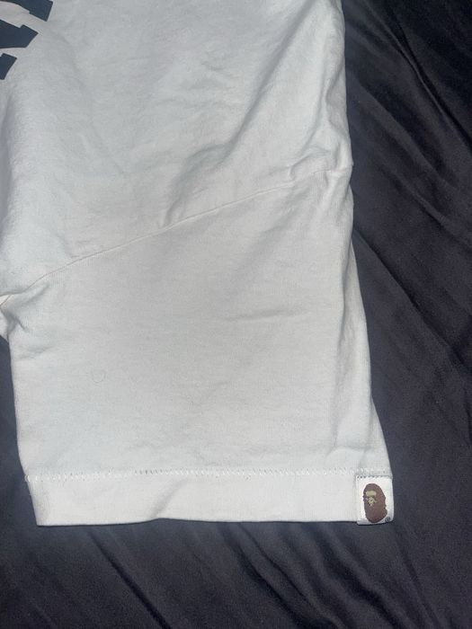 Tricou Bape Alb cu Mov