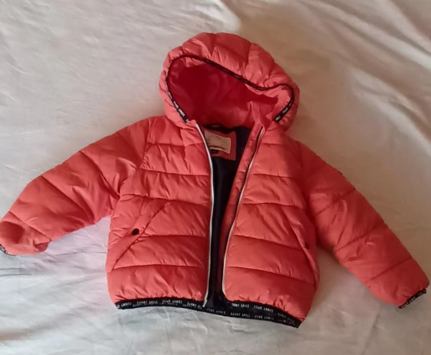 Geaca culoare frumoasa portocalie marime 92