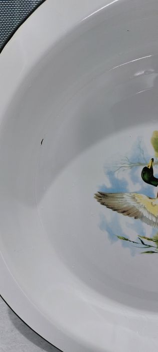 Үлкен ет табақ эмалиров.