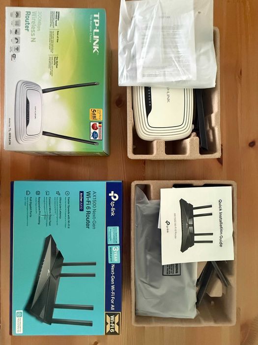 2 рутера в комплект TP Link (Archer AX1500 и TL-WR841N)