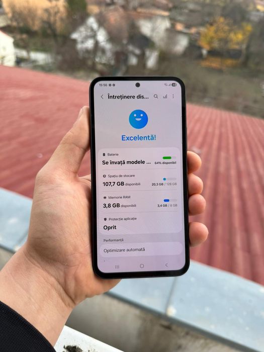 Samsung Galaxy A54 5G, Graphite, Memorie 128GB, 8GB RAM, Android 16