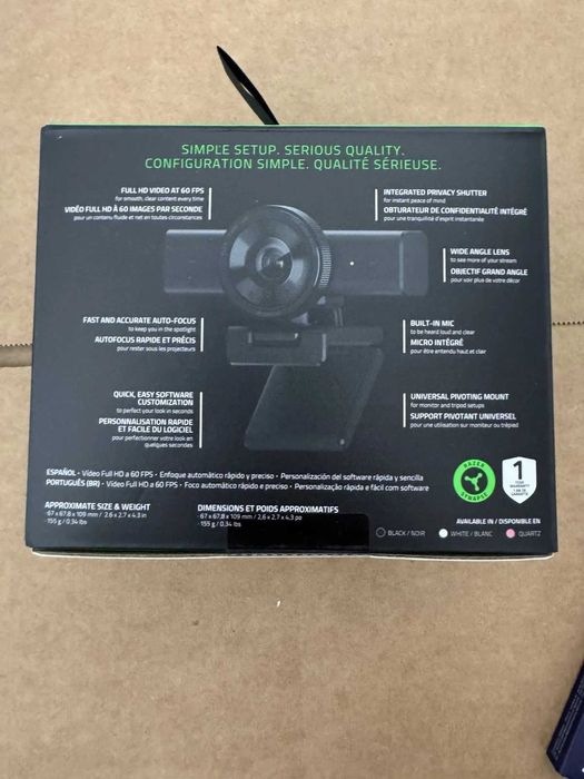 Razer Kiyo V2 X Full HD 60FPS Creator Webcam
