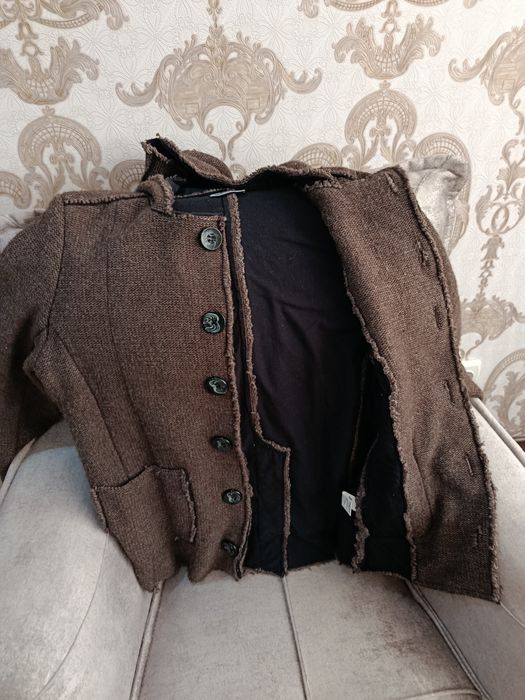 Мужская Турецкая Худи на пуговицах шерстяная очень в хорошем состоянии