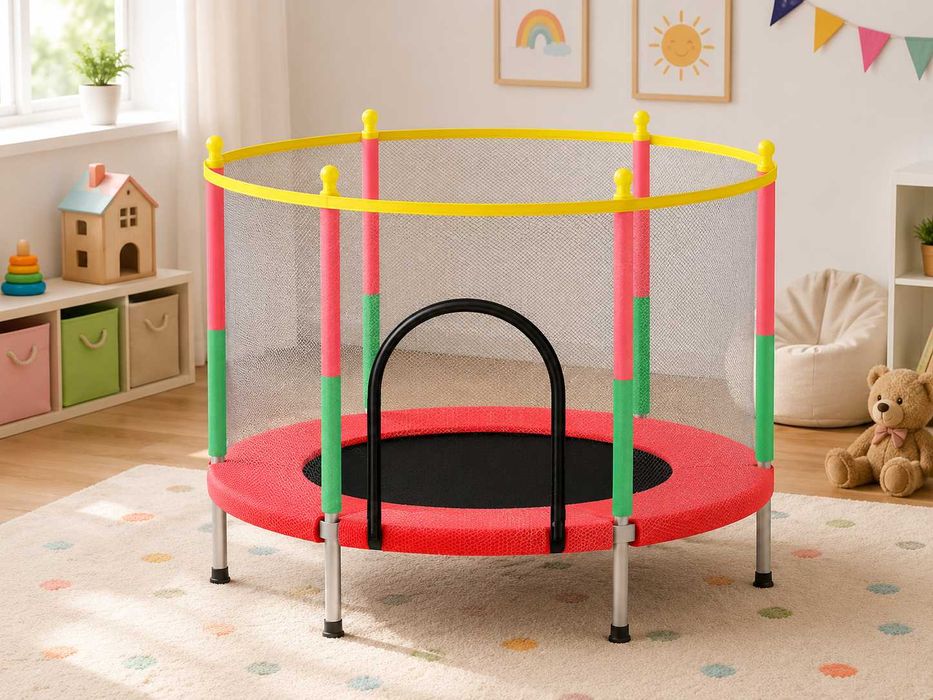 Детский батут бассейн 150 см с сеткой trampoline
