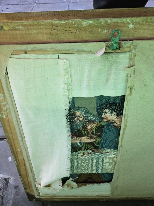 Стар ГОБЛЕН тайната вечеря на Леонардо Да Винчи