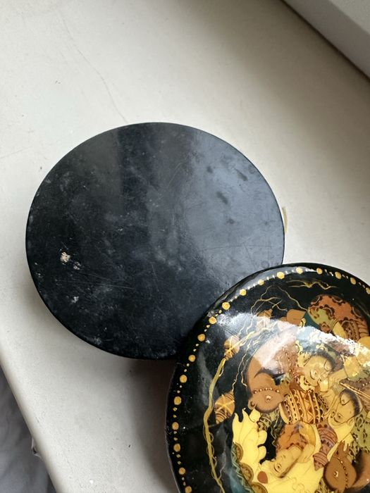 Шкатулка росписная дерево