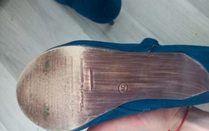 Botine Tamaris ,albastru petrol nr 40