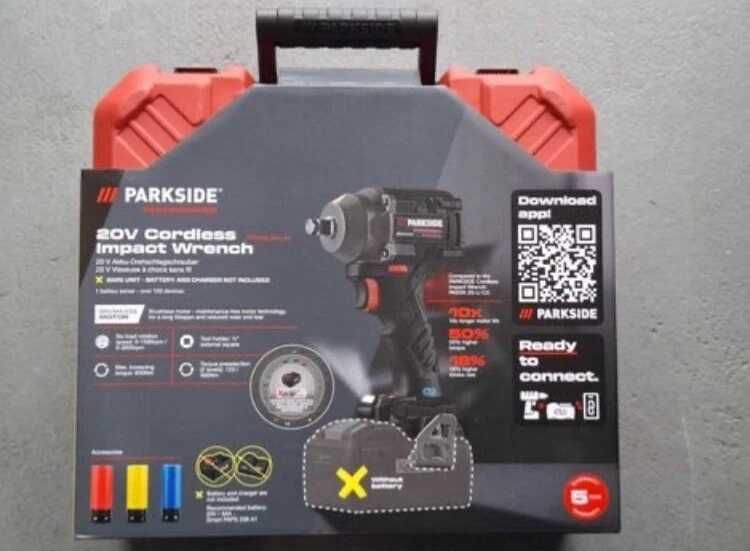 Нов Безчетков Гайковерт Parkside Performance 20V 600Nm