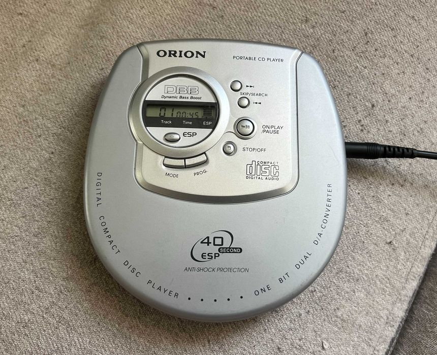 Orion PCD-804 portable CD player ESP 40s DBB Line Out