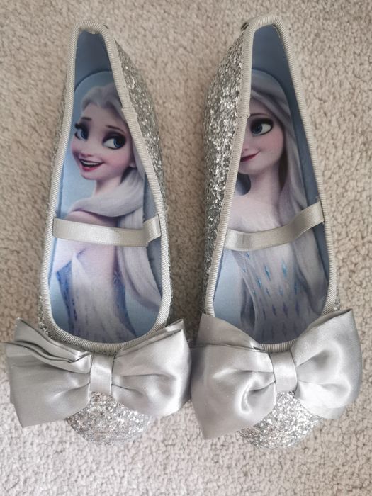 Balerini H&M mas 32 argintiu cu sclipici NOI