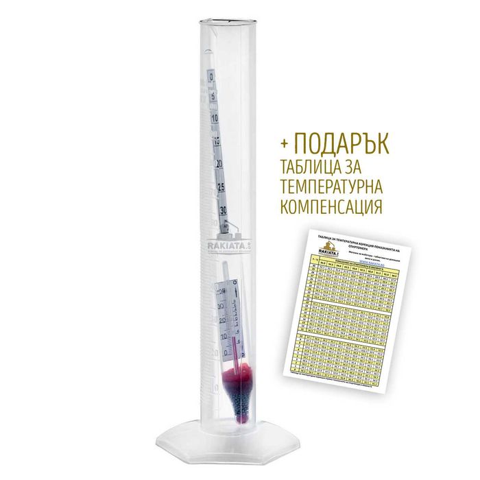 Захаромер С Колба,Вграден Термометър За Температурна Корекция,20200135