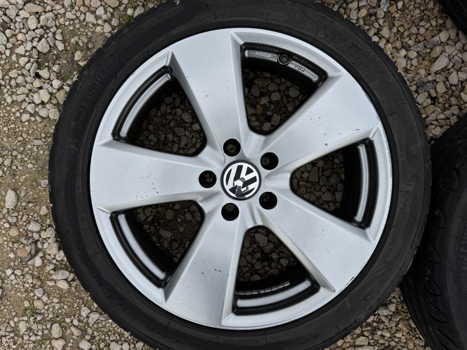 Джанти с НОВИ Гуми 5х112 18 цола VW | AUDI | MERCEDES | SKODA | SEAT