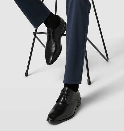 Pantofi derby 44 plain toe Gordon & Bros piele naturala moale