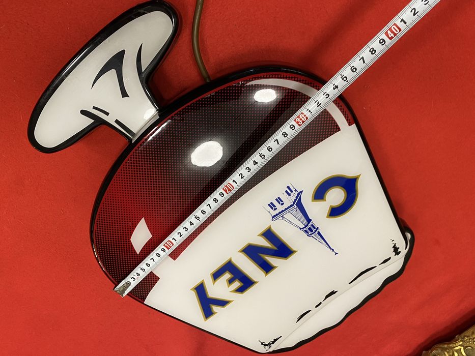 Винтидж светеща реклама на белгийска бира