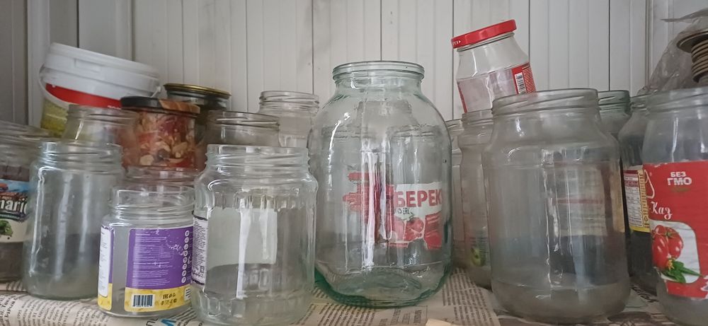 Банки разных размеров